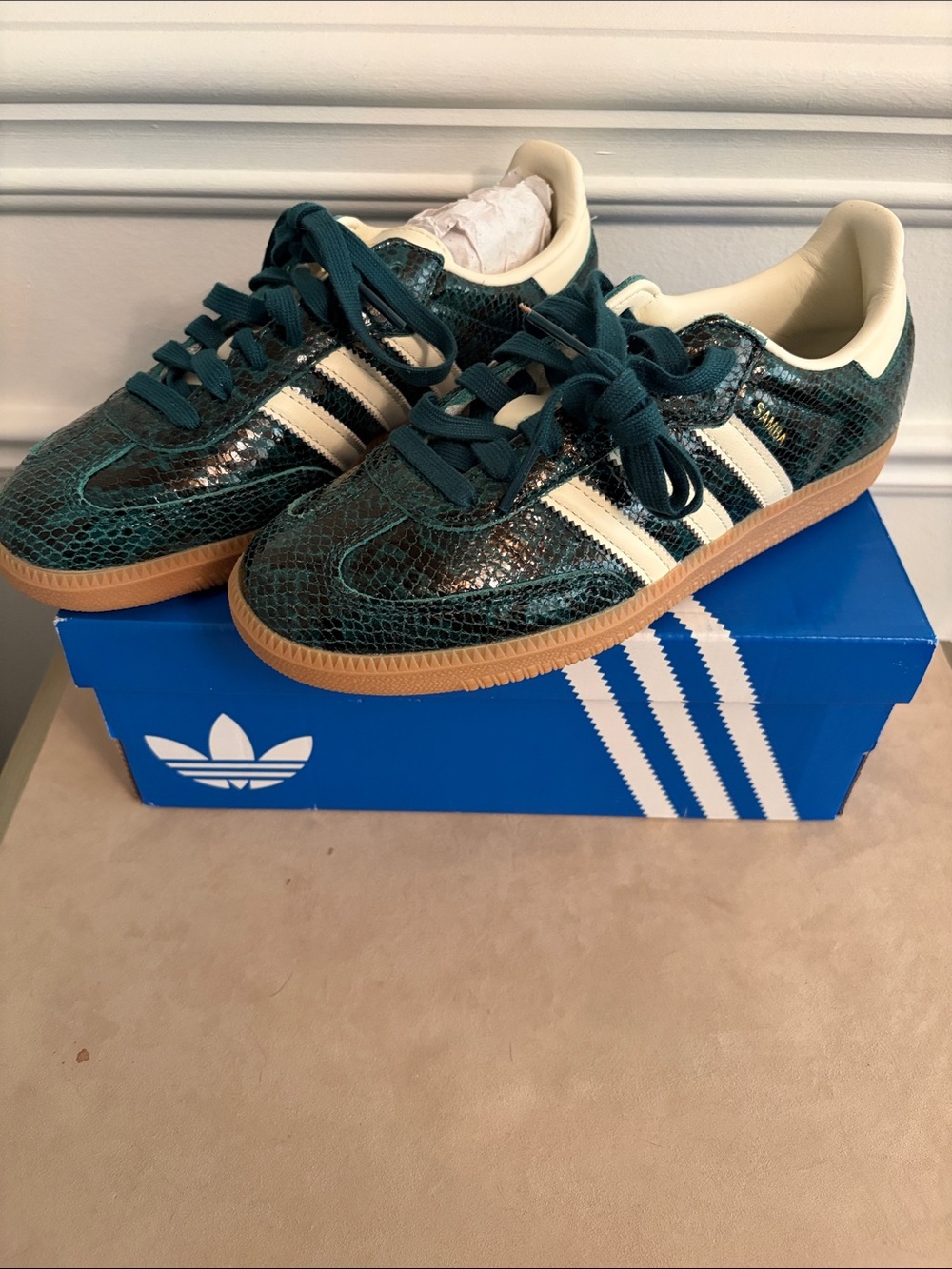 Adidas Samba Sneakers in green